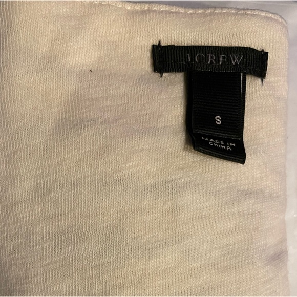 J.CREW Sequin Stripe Top EUC Sz Small Blk Ivory - Picture 9 of 11